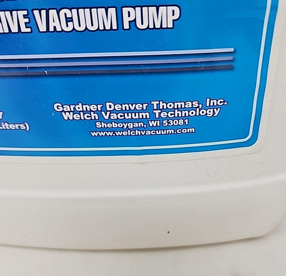 Welch 1407K-15 DuoSeal Vacuum Pump Oil 1 Gal 38xv27
