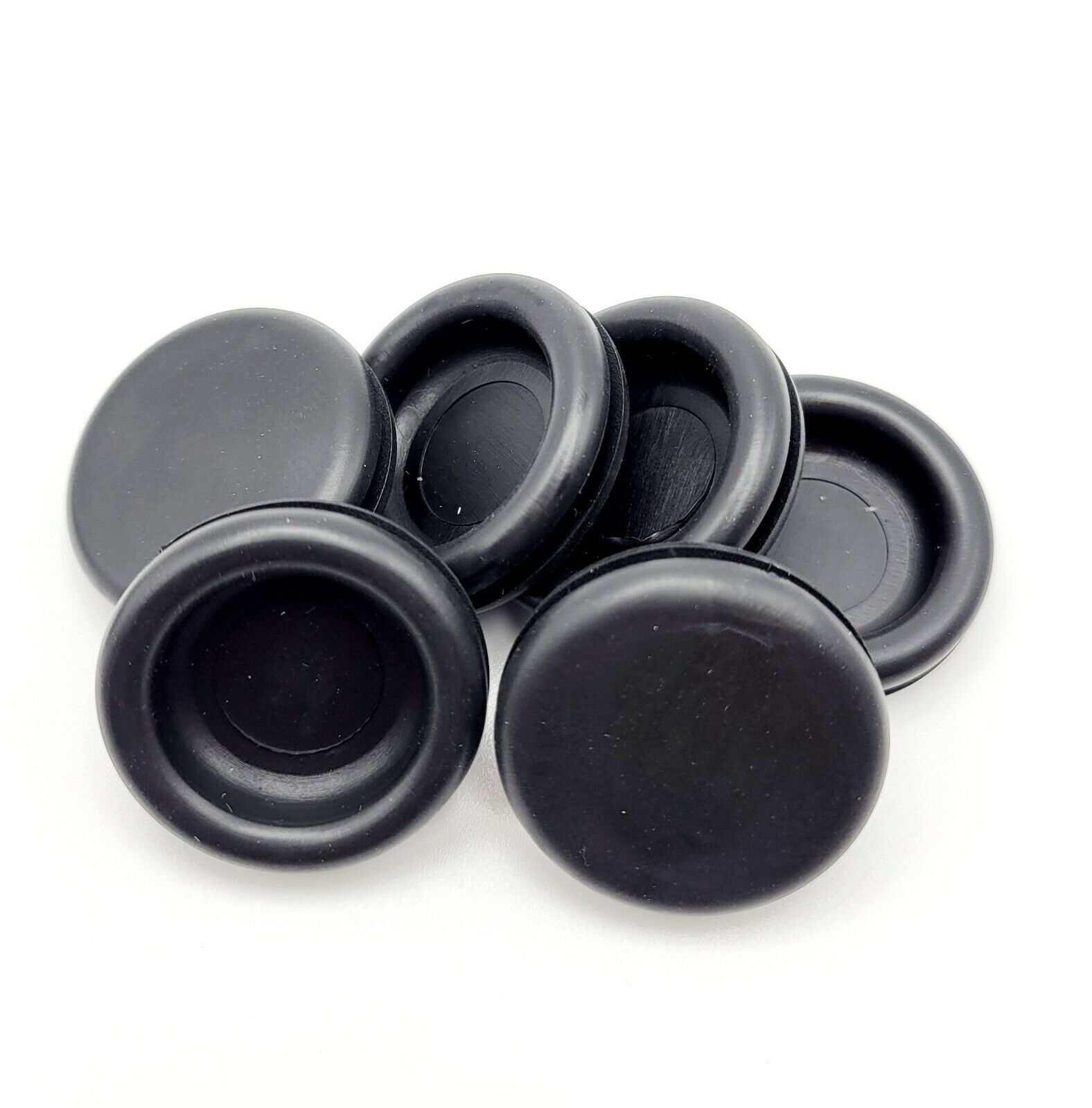 1″ Solid Rubber Grommet Plug without Hole for 1/16” Thick Materials Panel Plug