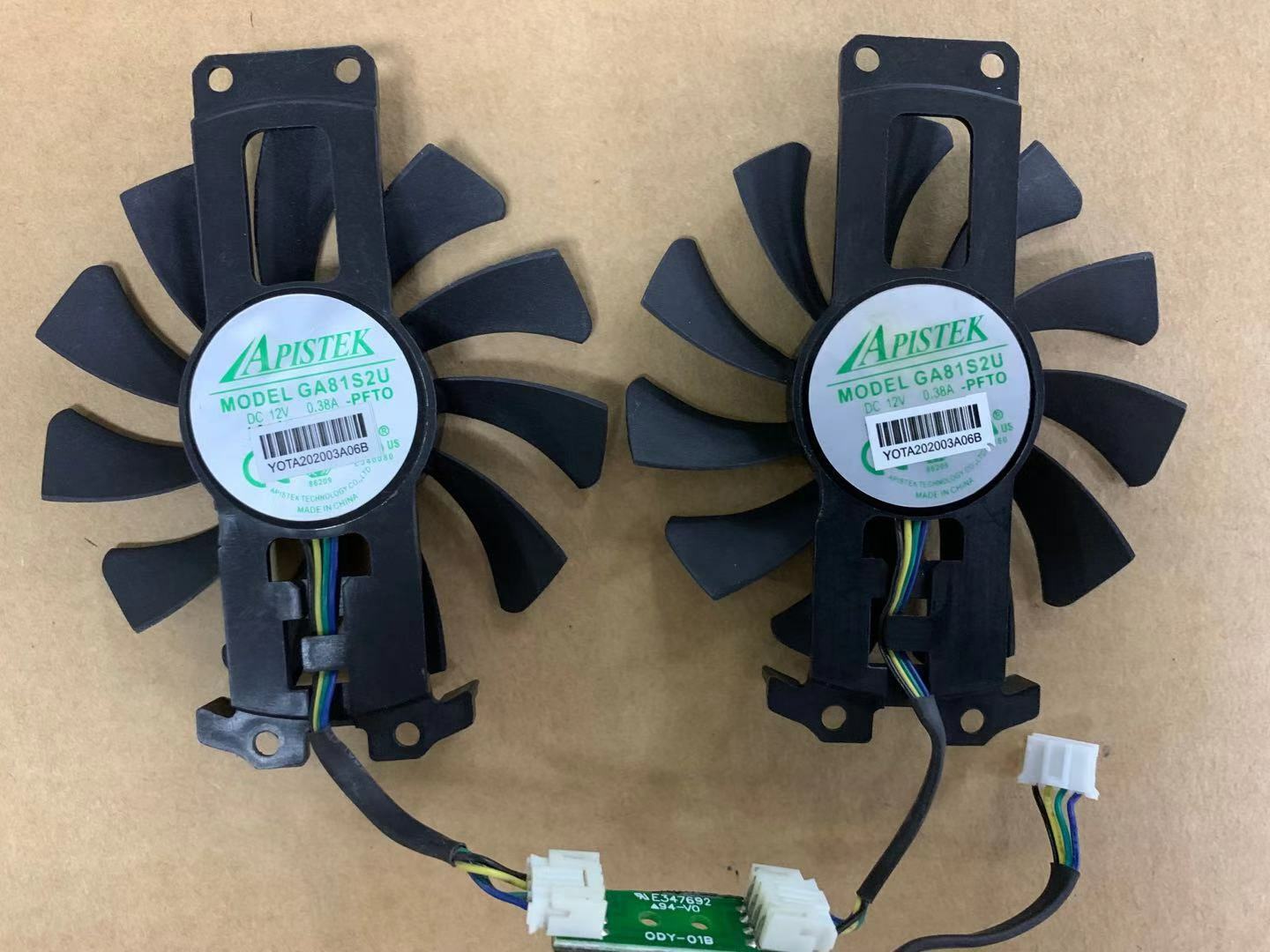 1pcs GeForce card fan GA81S2U 4-wire temperature control GTX 970 4GB