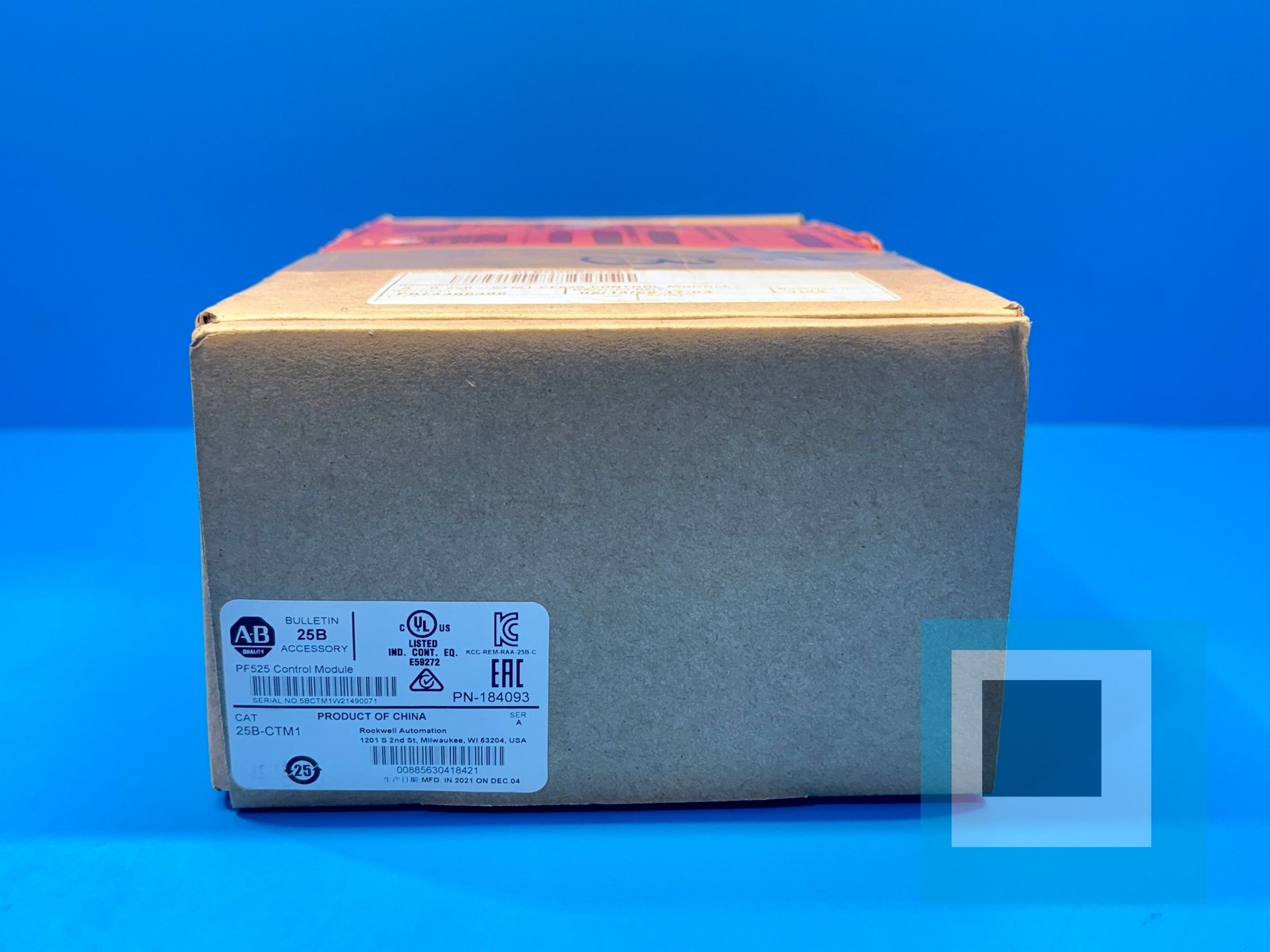Allen-Bradley 25B-CTM1 Series A PowerFlex 525 Control Module for AC Drive – NEW