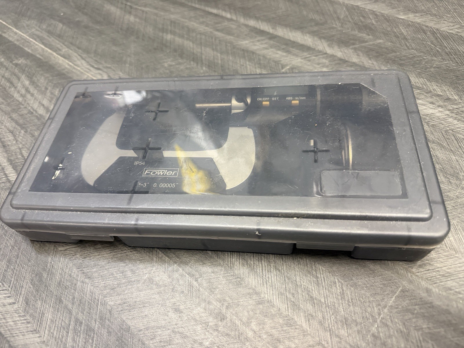Fowler 2–3” Digital Micrometer IP54 0.00005” Resolution w/ Case
