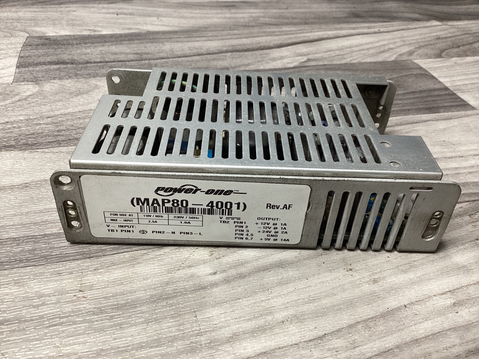POWER ONE MAP80-4001 POWER SUPPLY #101B161PR3