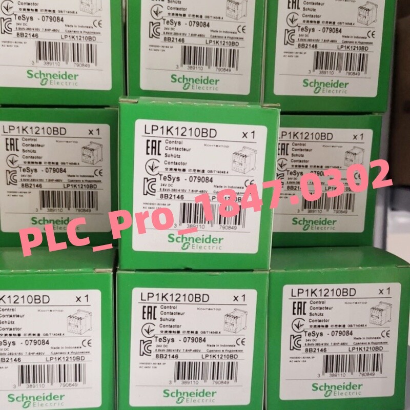 LP1K1210BD 1PCS Brand New Schneider LP1K1210BD DC Contactor DC24V Fast delivery