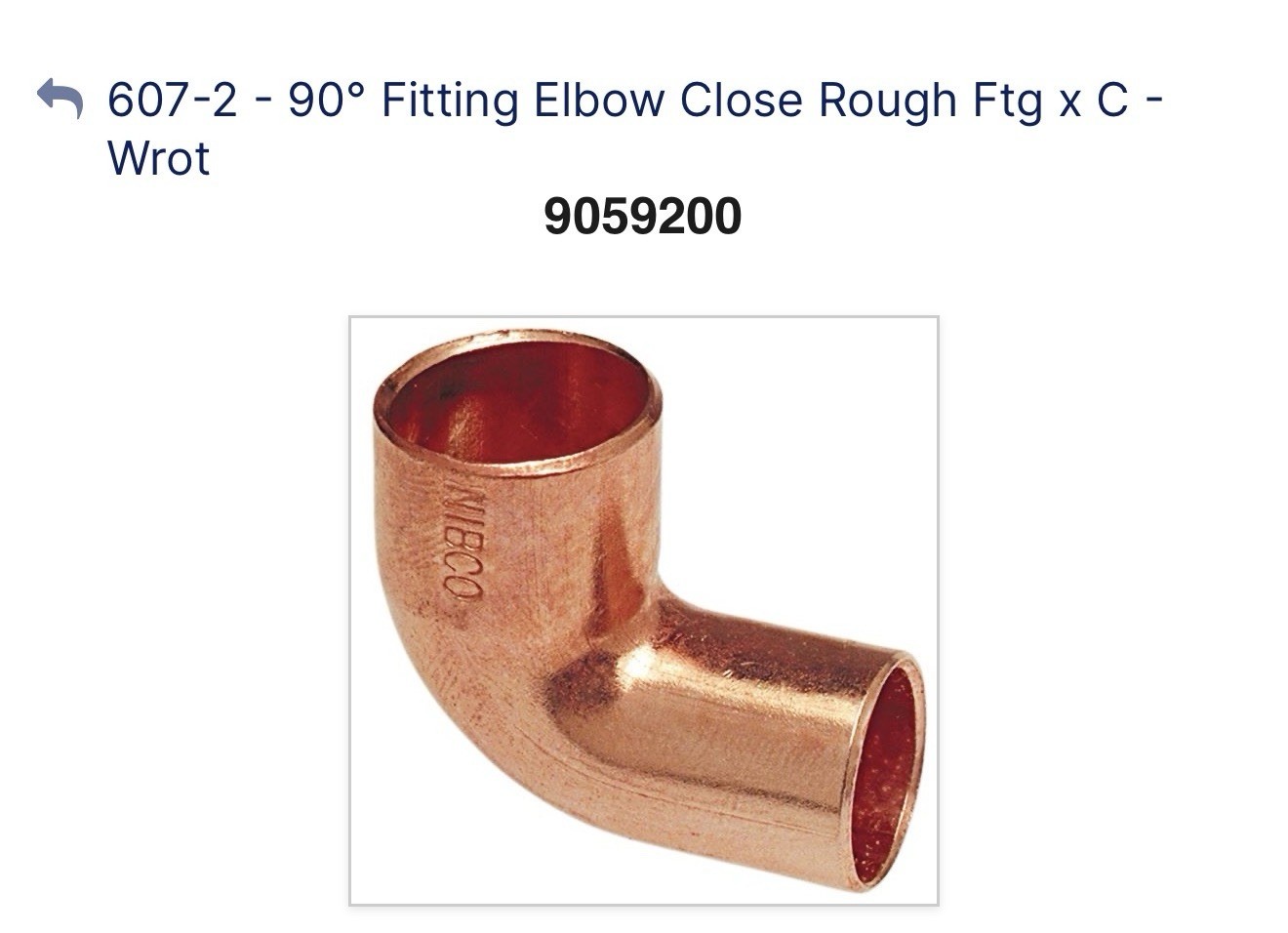 10 Pack NIBCO CP60721. 1 in. Wrot Copper 90 Degree Ftg x C Elbow 1”
