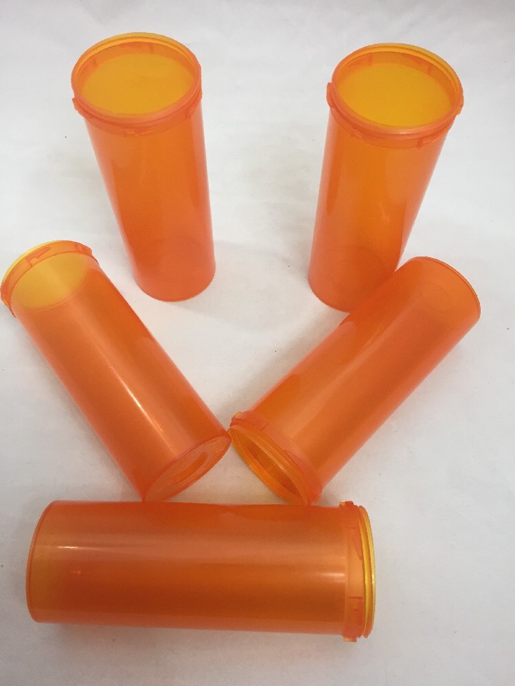 108 TRI STATE Prescription Pill Bottles Amber ProOne 60DR Vials TS ONE60NCST