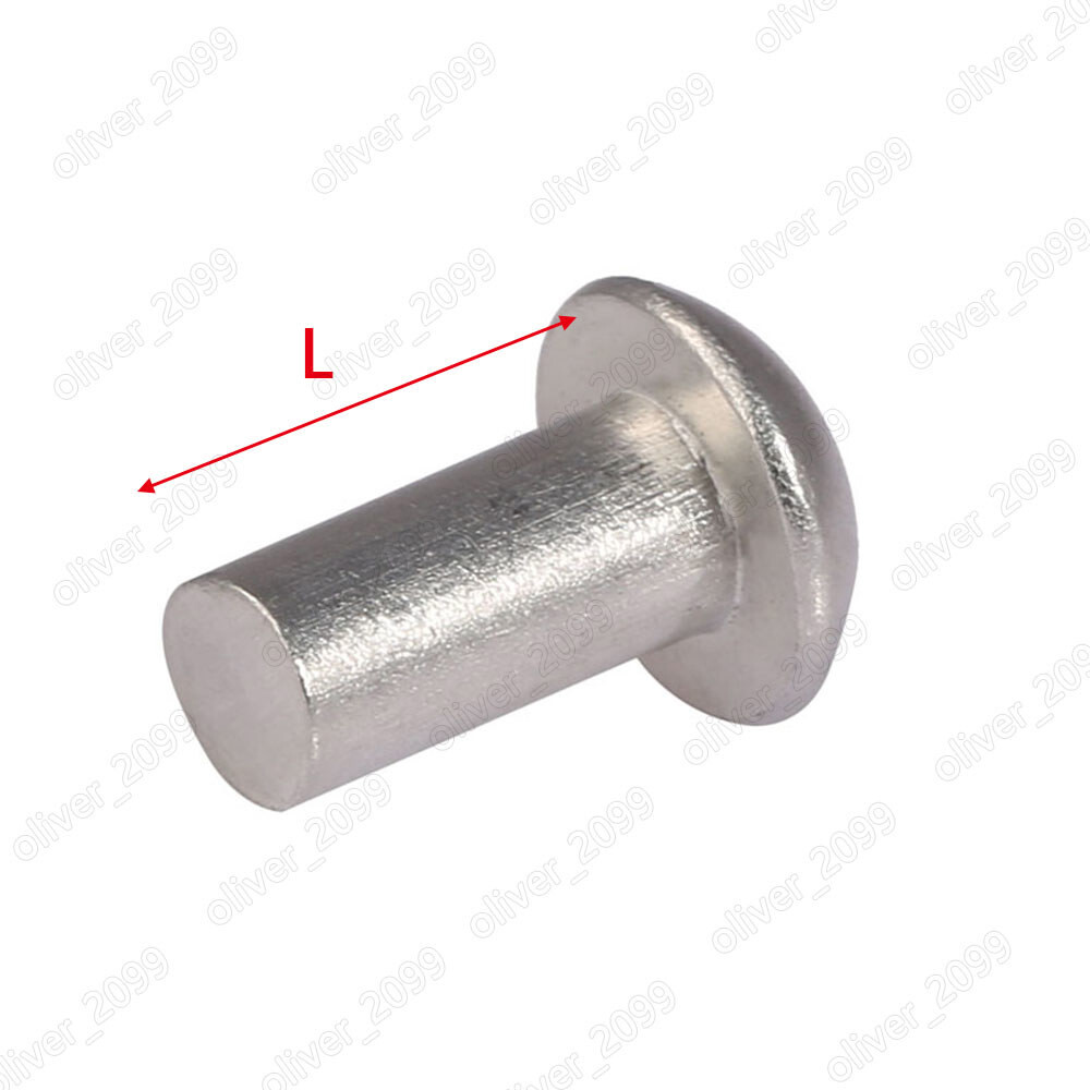 Aluminum Round Head Rivets DIN660 M2 M2.5 M3 M4 M5 M6 M8