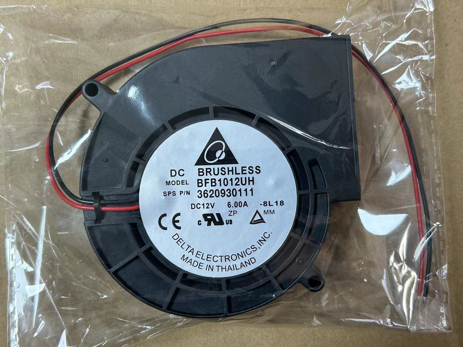 For Delta BFB1012UH 12V 6A high-power DC blower Large volume turbine cooling fan