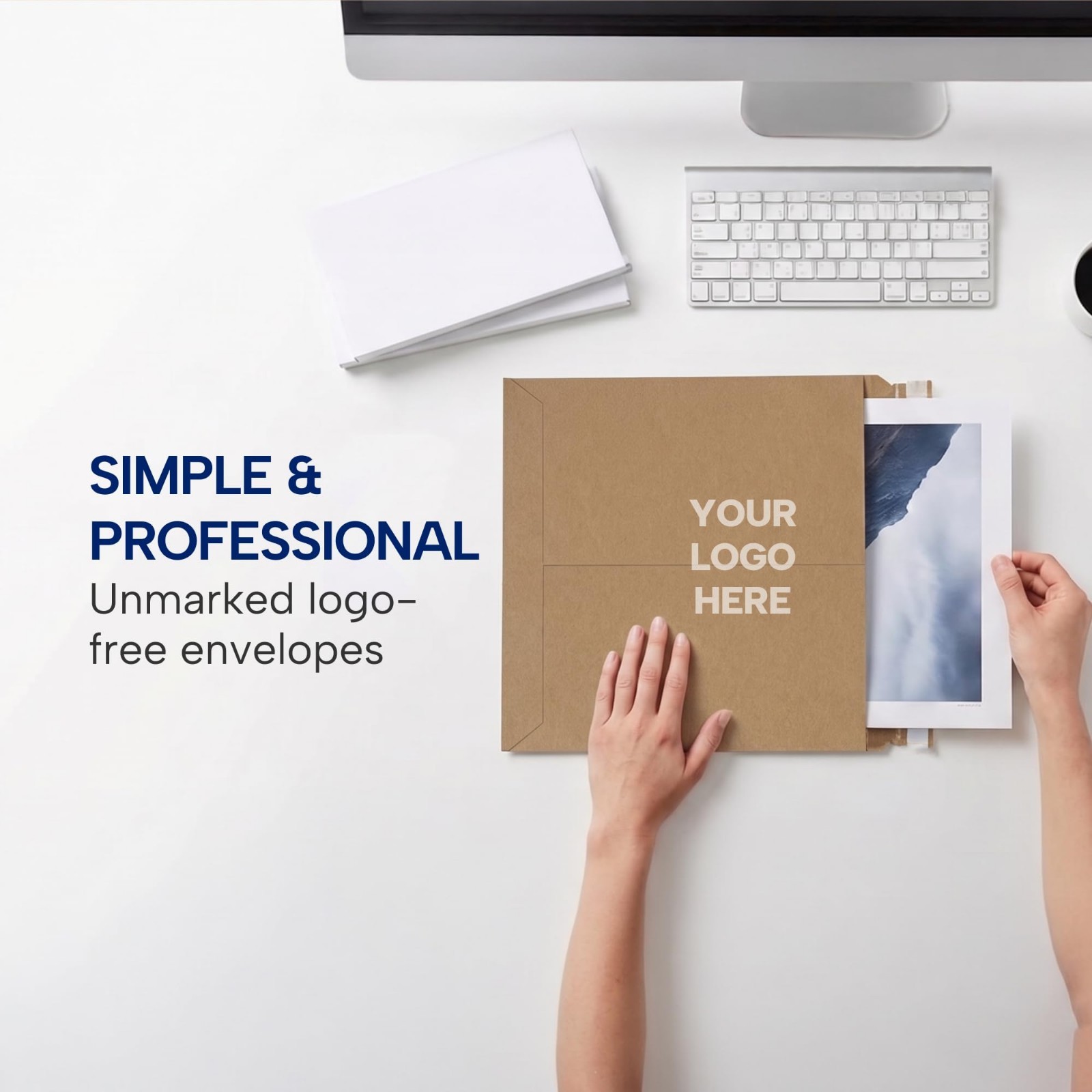 Rigid Mailers 12″ x 15″ (100-Pack) – Kraft Envelopes for Photos, Documents, Cert