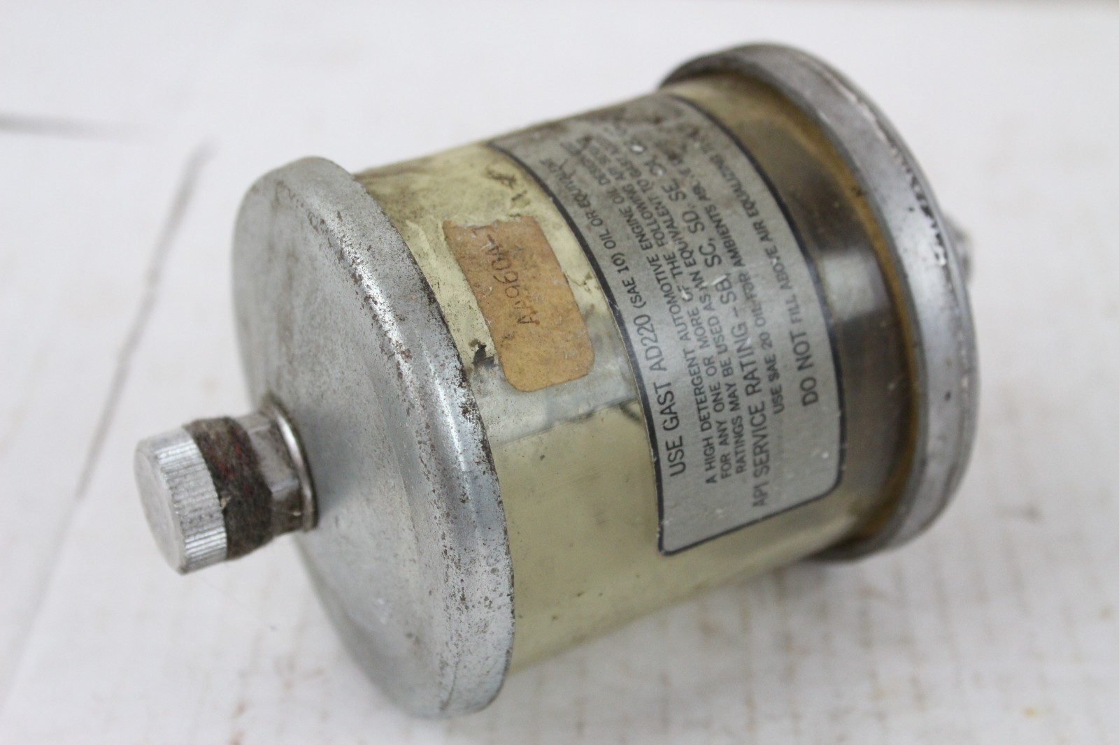 Gast AA906A-1 Oil Reservoir Assembly AA906A1 8 Ounces Capacity Used Part