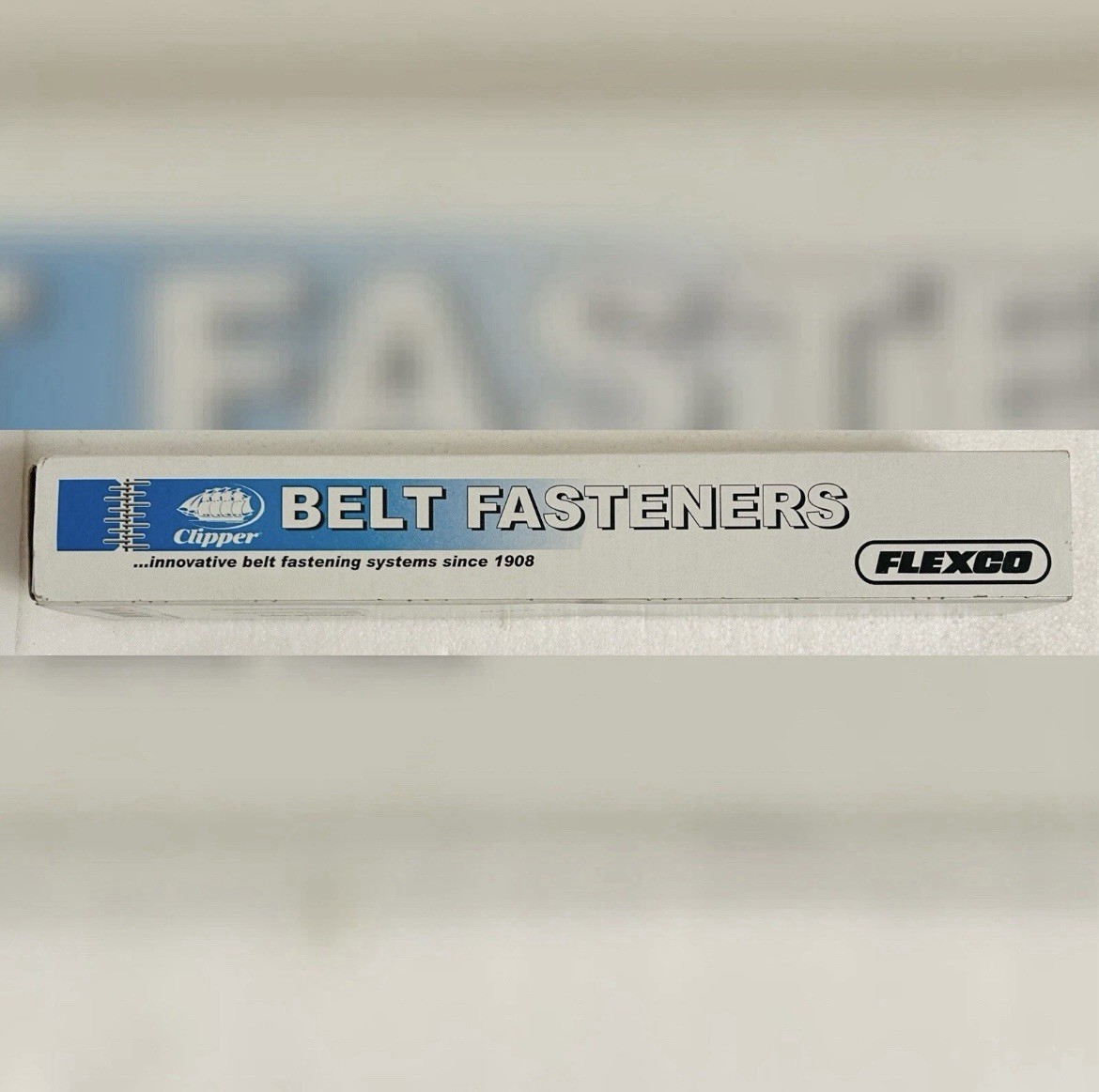 New In Box Clipper 12″ Galvanized Belt Fasteners UX1SPS12 – Box Of 12 NEW NOS