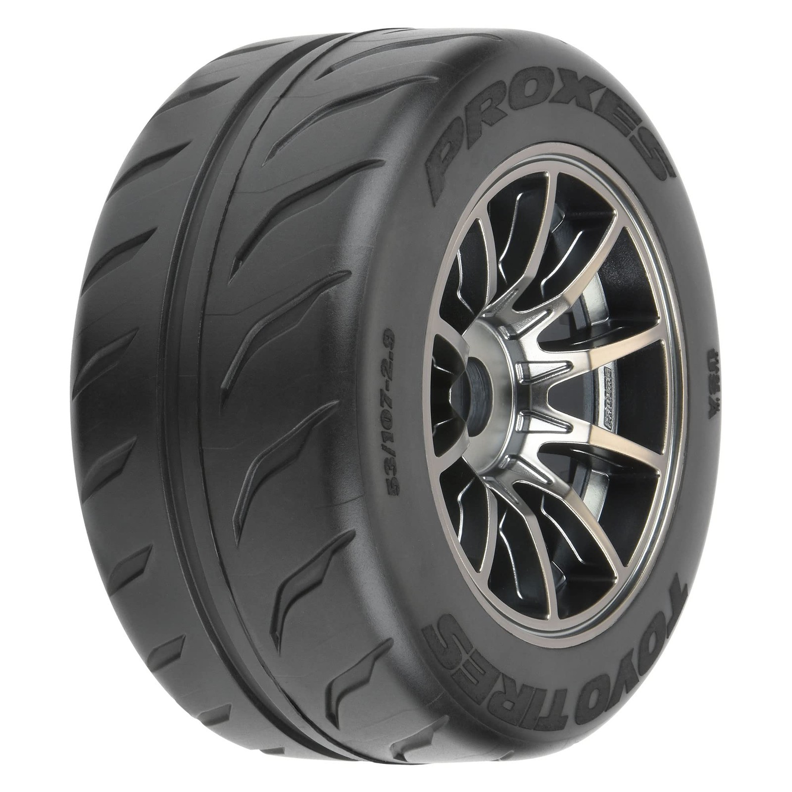 Racing 1/7 Toyo Prxs R888R S3 Rr 2.9 BLTD MTD Spctr Gnmtl PRO1020011 RC Tire