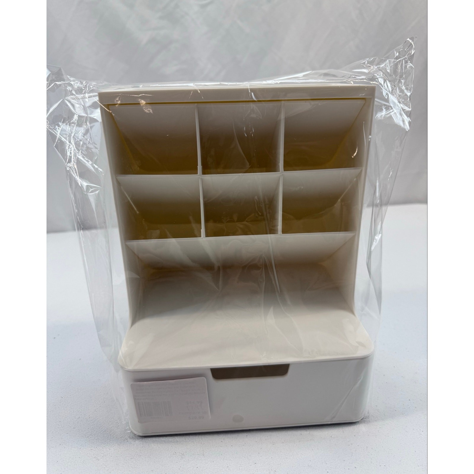 Organizer Office Supplies Desk Cosmetic Storage White