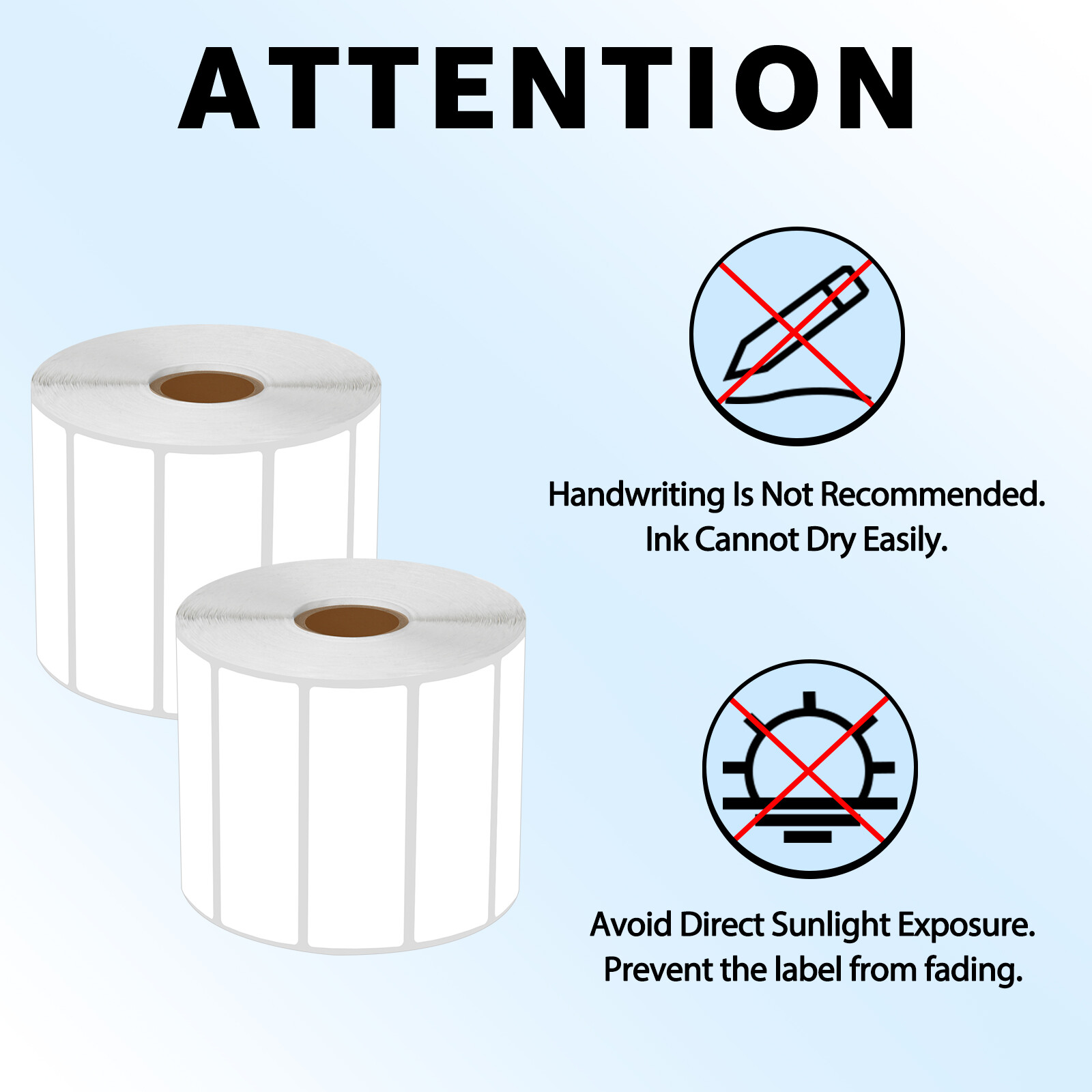 4X2 Direct Thermal 750 Labels Per Roll 4″X2″ For Zebra LP ZP GX LP2844 GC420T