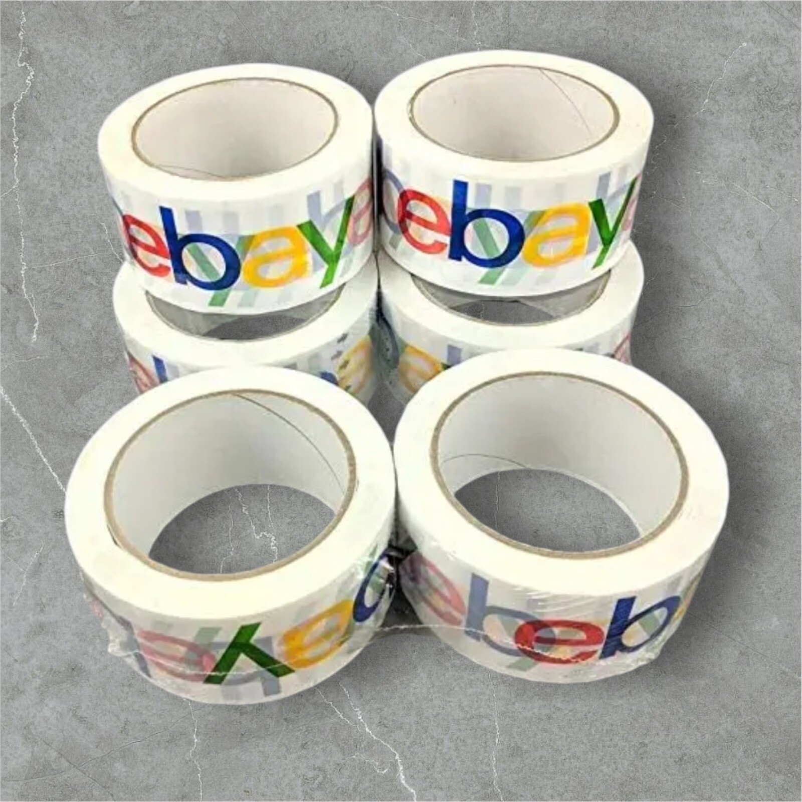 ( 2 ) Roll eBay Branded Packaging Shipping Tape 2” x 75 Yds