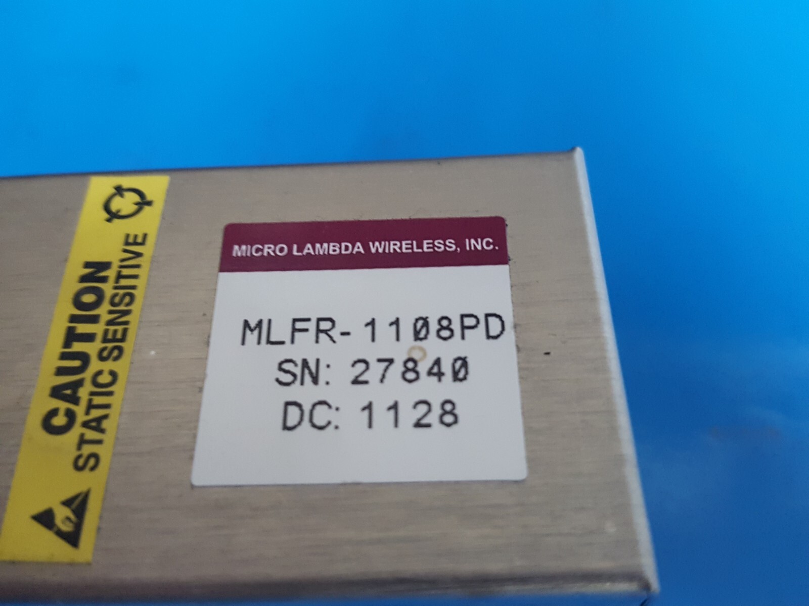 MICRO-LAMBDA MLFR-1108PD: Electromagnetic Band-Reject YIG Filter (27840)