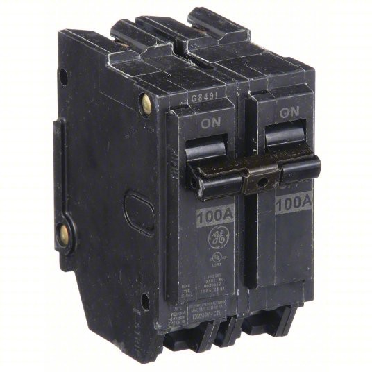 GE ABB THQL21100 Circuit Breaker | 100A, 120/240 V. 2-Poles