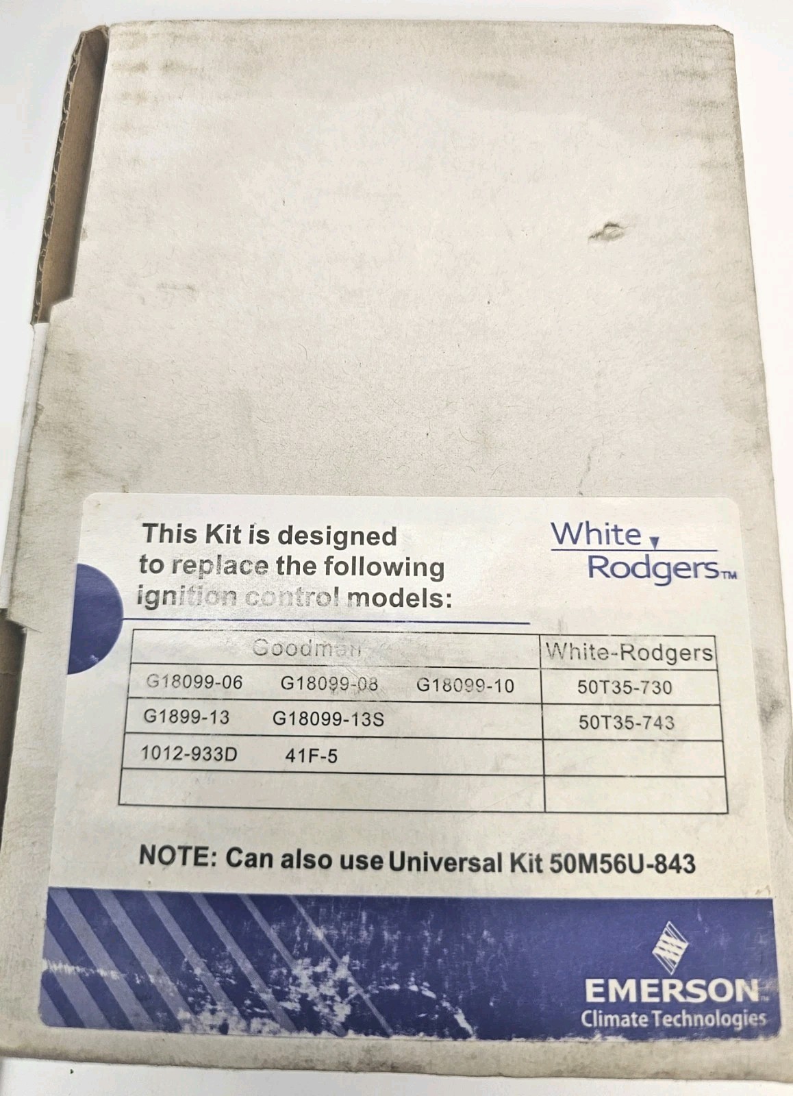 White-Rodgers 50T35-743 Integrated Furnace Control Board NOS
