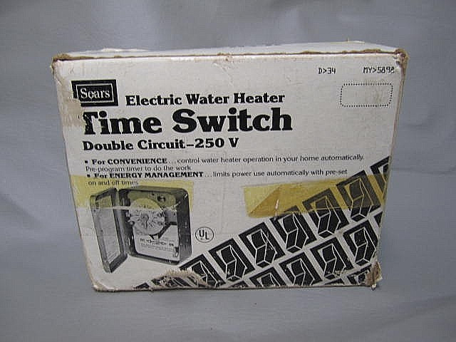 Sears Electric Water Heater Heavy Duty Time Switch Electrical Timer Model: 5898