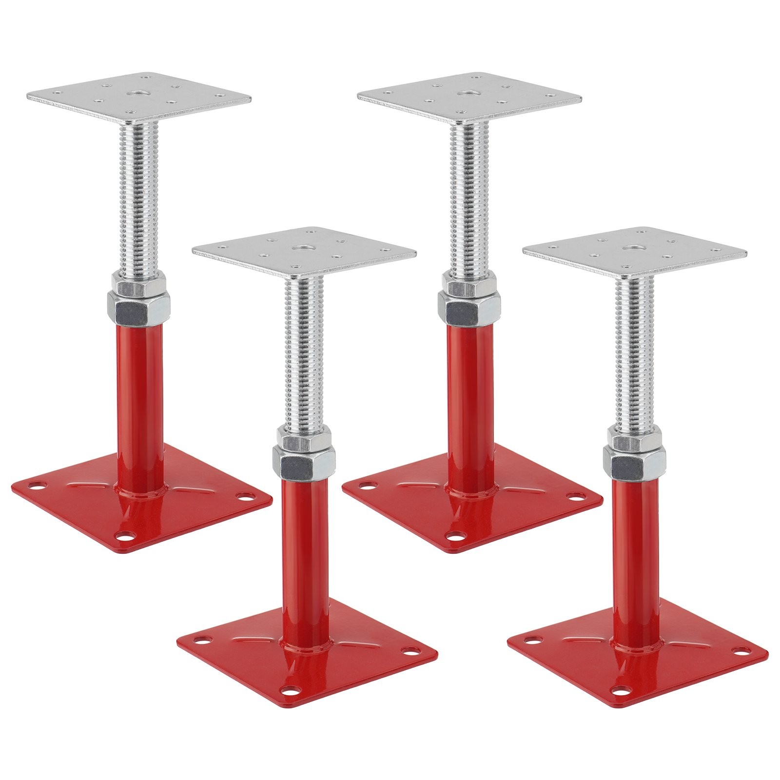 4Pack 5-8″ House Floor Jacks Adjustable Screw Jacks Post, Load Capacity 5000 lbs