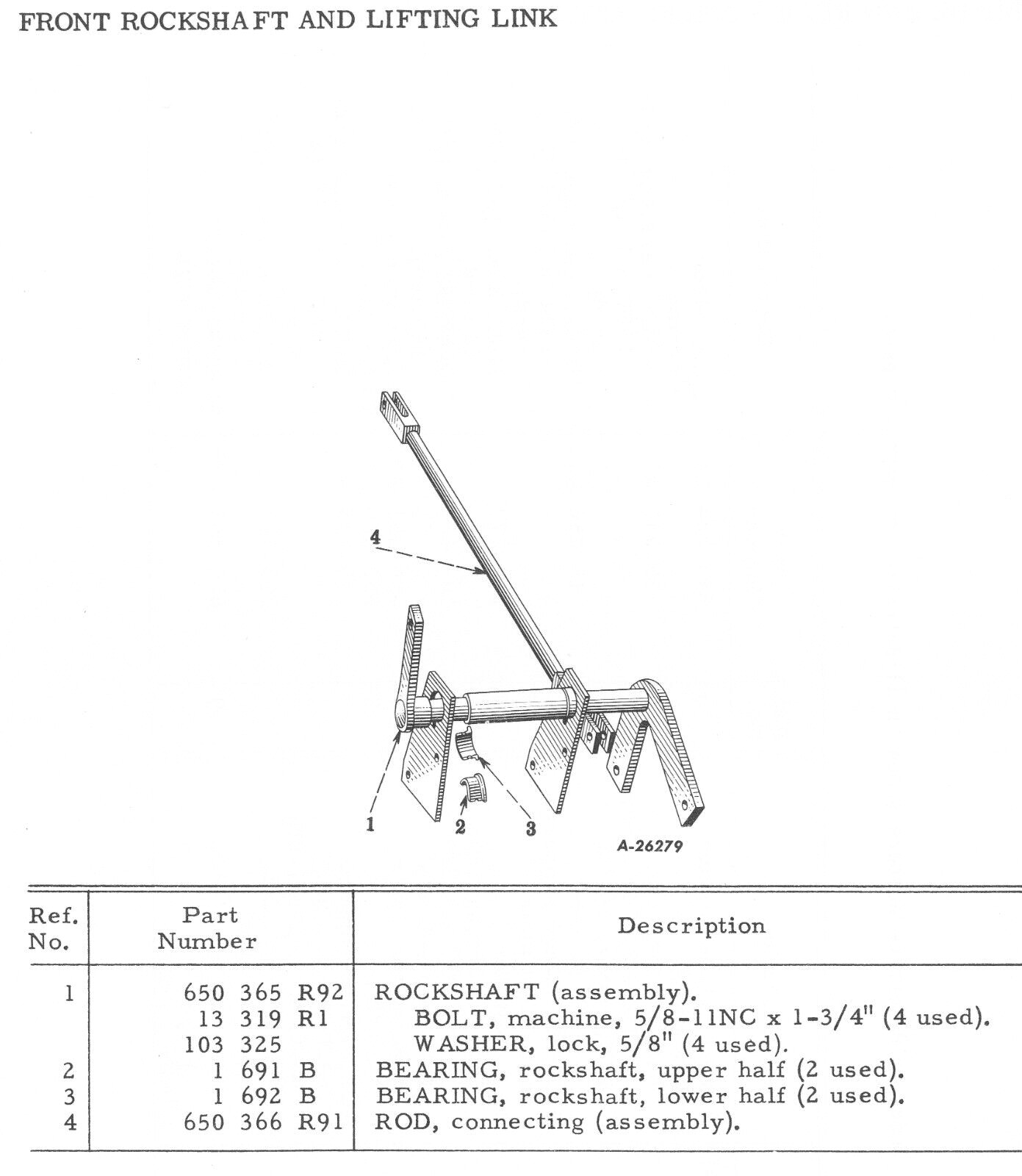 IH McCormick Deering Leveling & Grading Blade Manual Farmall A Super A Tractors
