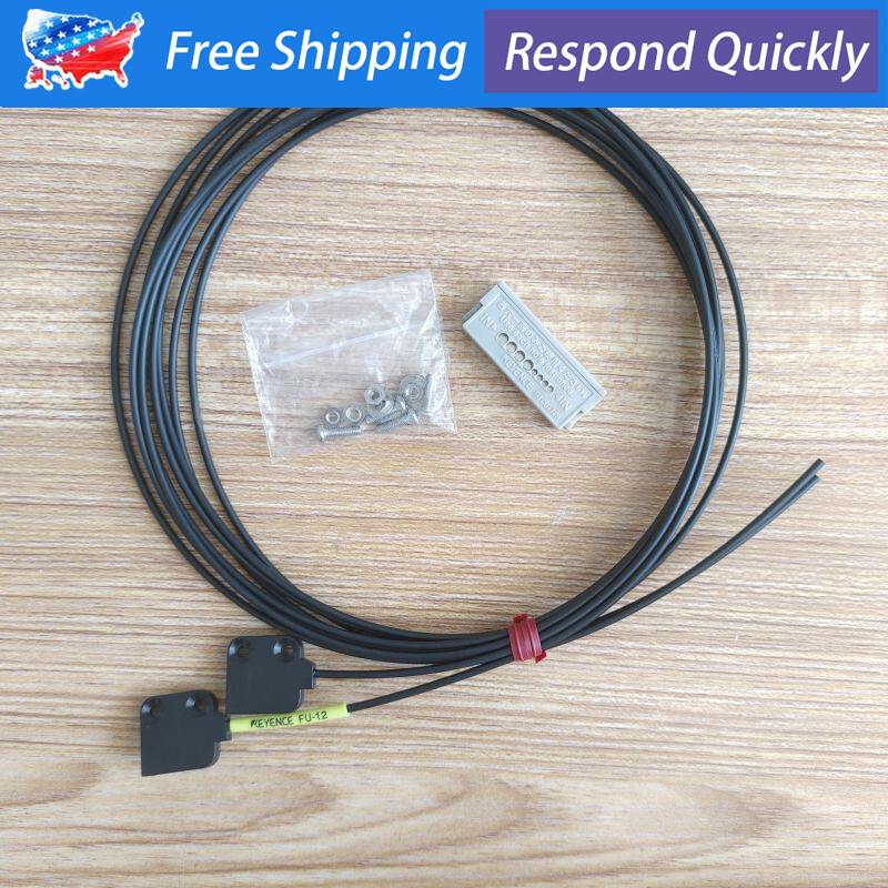 For Keyence FU-12 FU12 Photoelectric Sensor Transmissive Fiber Optic Switch