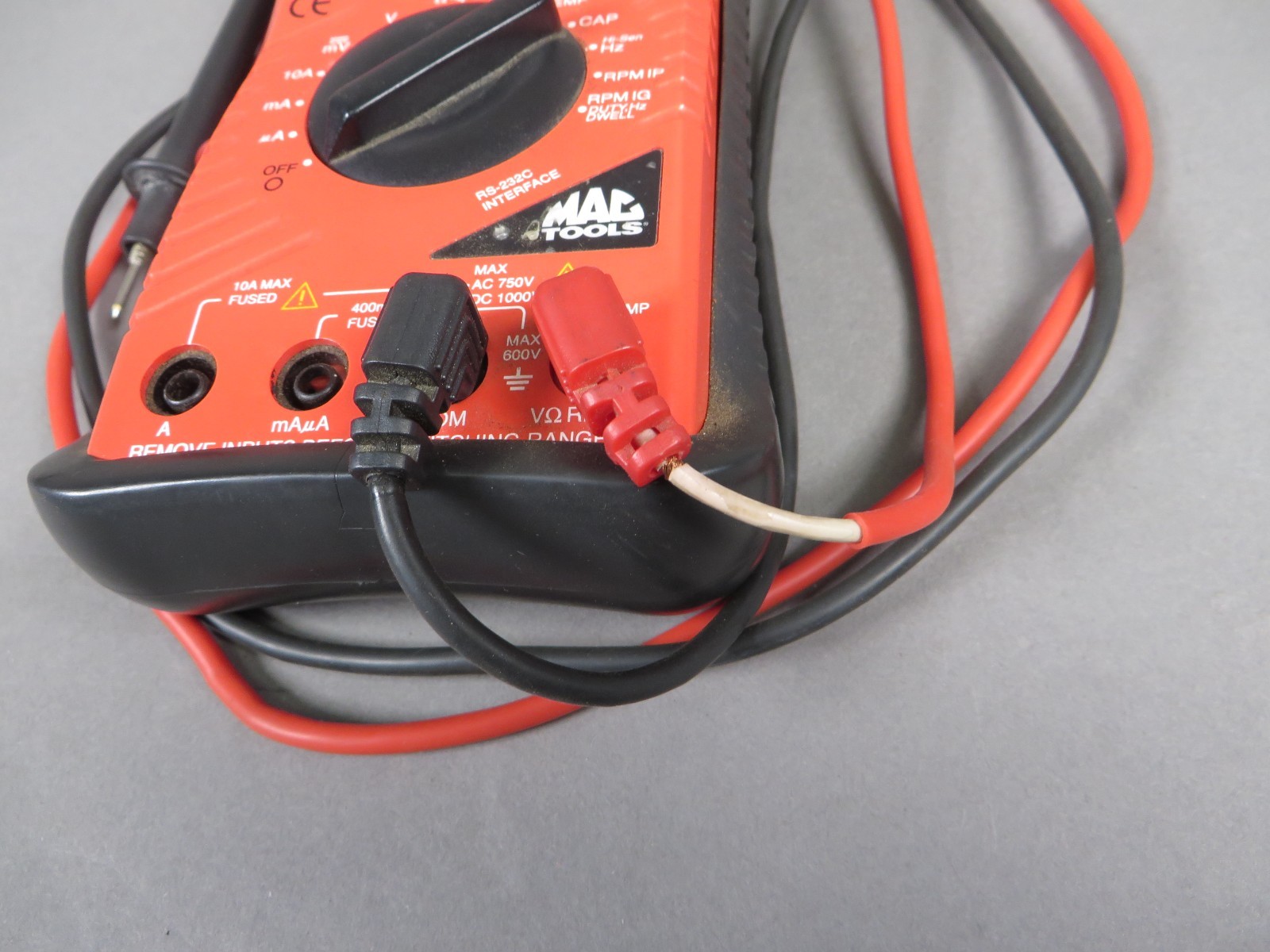 Mac Tools EM720 Smart Digital Multimeter w/Case – Good Working Condition!