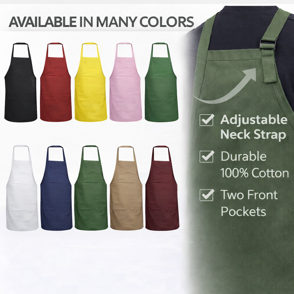 Personalized Apron with Logo – ADULT & KIDS – Family – Chef Apron No Minimum