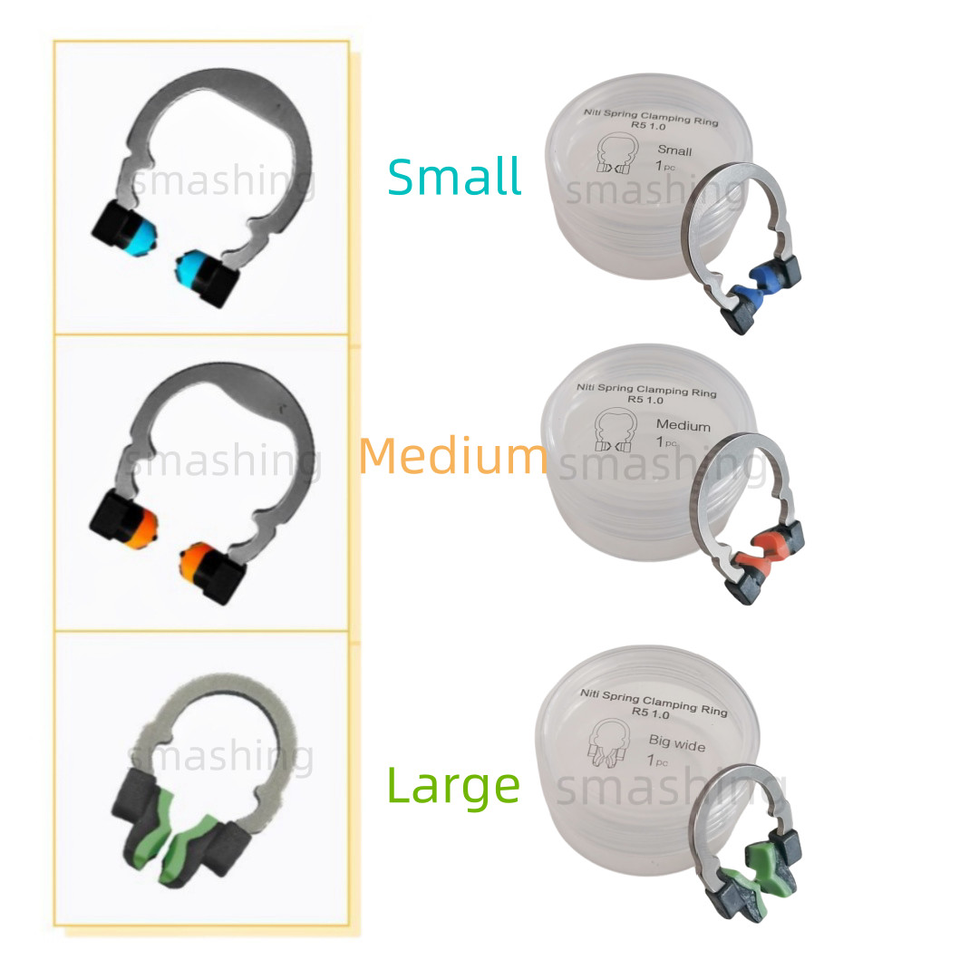 Dental Matrix Sectional Contoured Matrices Nickel Titanium Clamping Ring