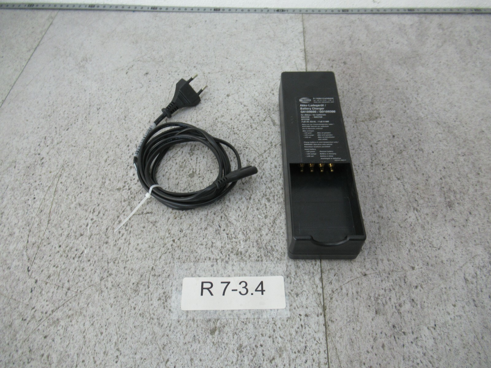 HBC Radiomatic QA109600 / QD109300 Battery Charger