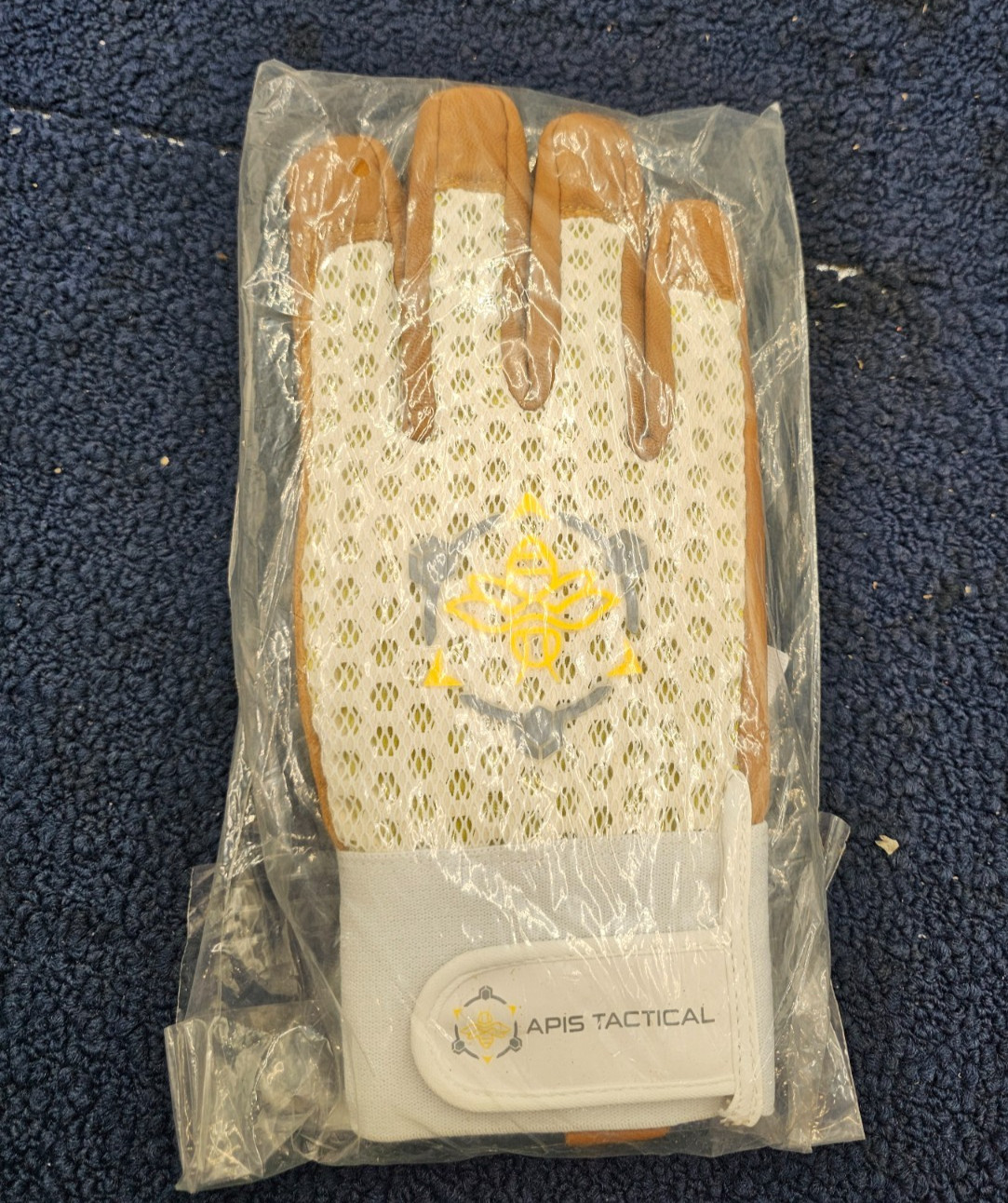 Apis Tactical Professional Beekeeping Gloves, Off-White, Size Extra Large