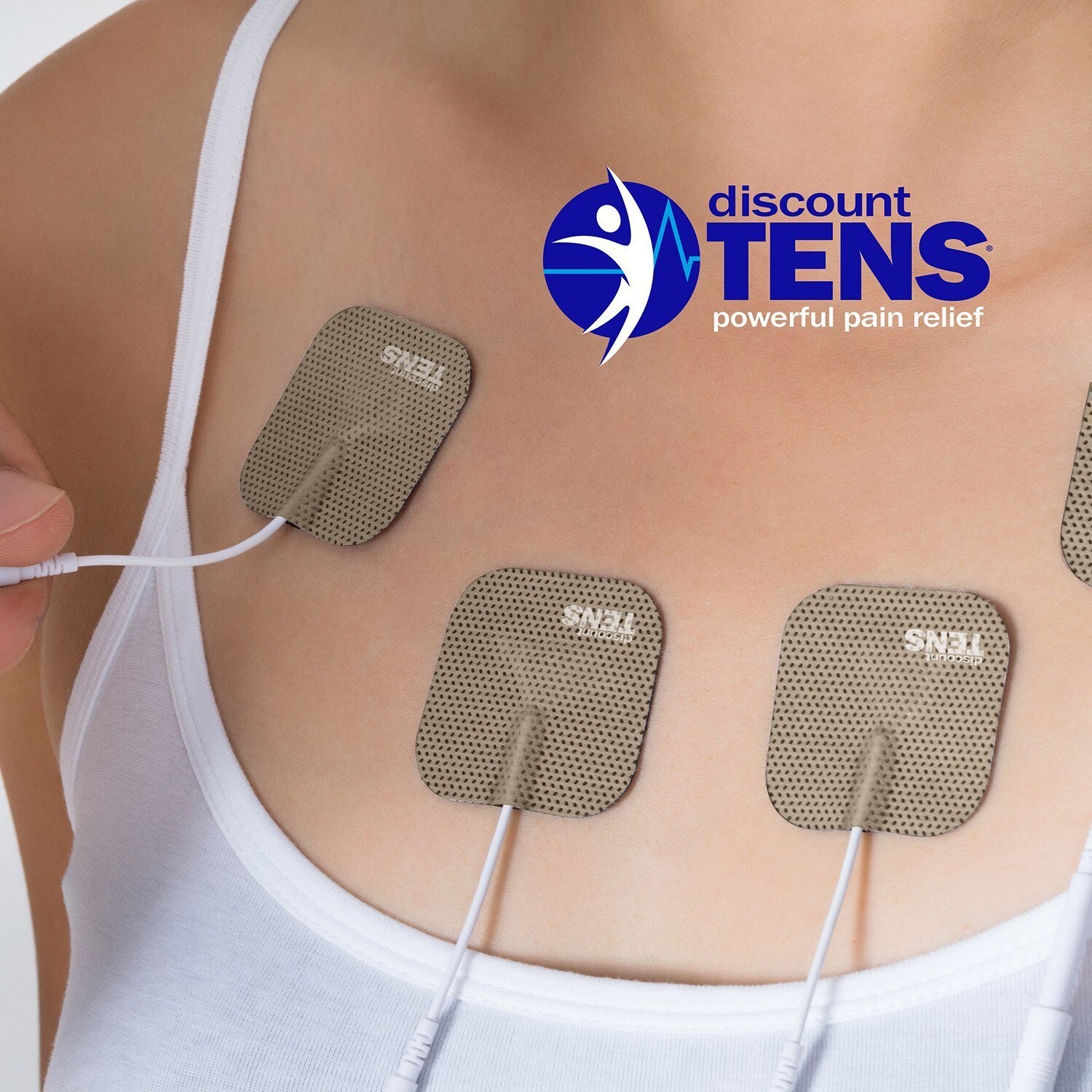 TENS 7000 Compatible Refresh Pack with Premium Electrodes and Lead Wires