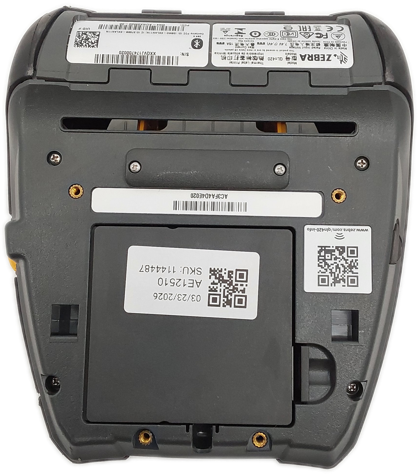 Zebra QLn420 Direct Thermal Mobile Label Printer 4in