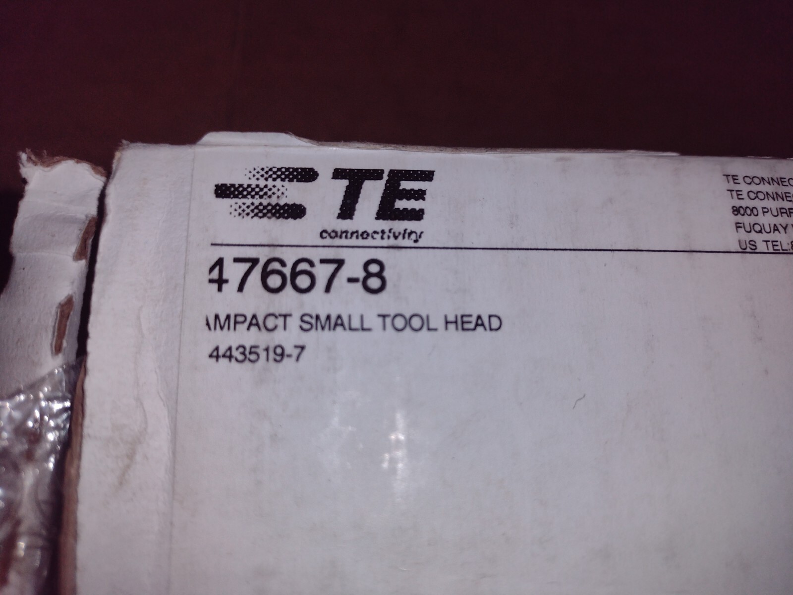 TE Connectivity 47667-8 Ampact Tool Small Head Power Connector Tools