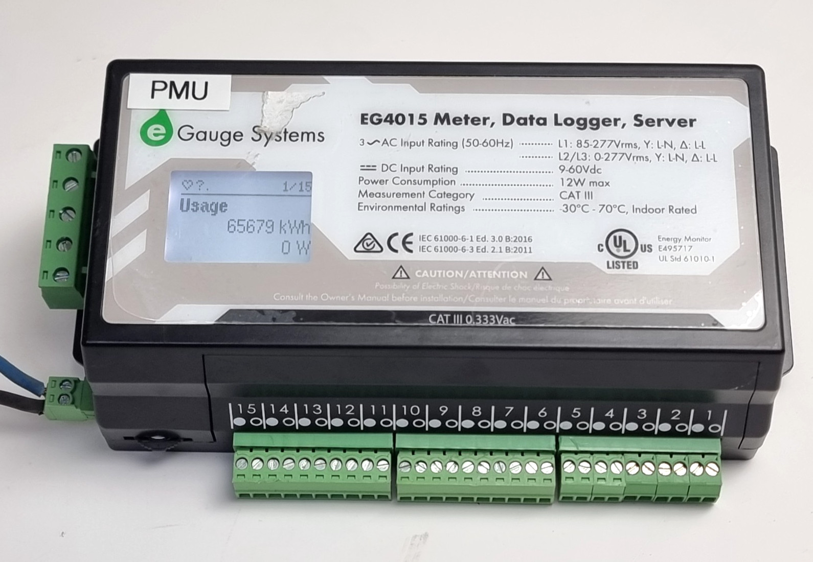 eGauge EG4015 Energy Meter