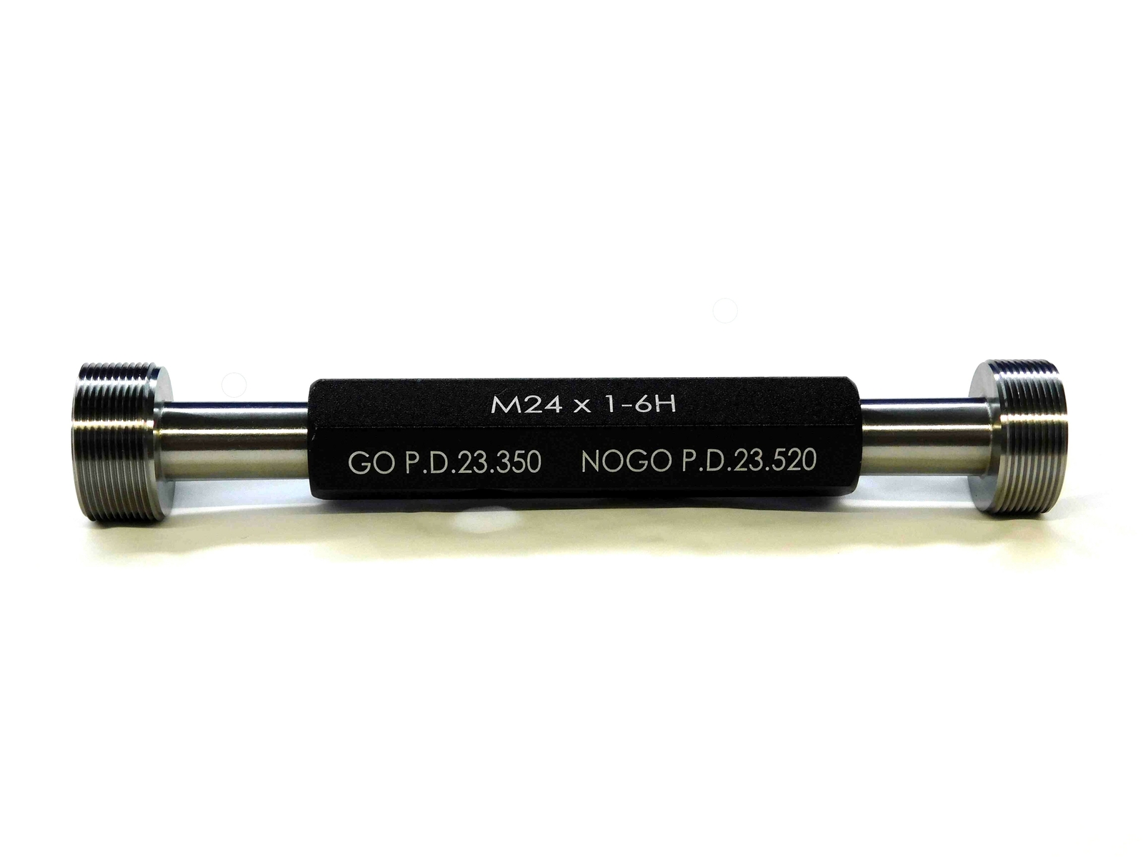 NEW M24 X 1.0 6H METRIC THREAD PLUG GAGE 24.0 1 GO NO GO PD’S = 23.350 & 23.520
