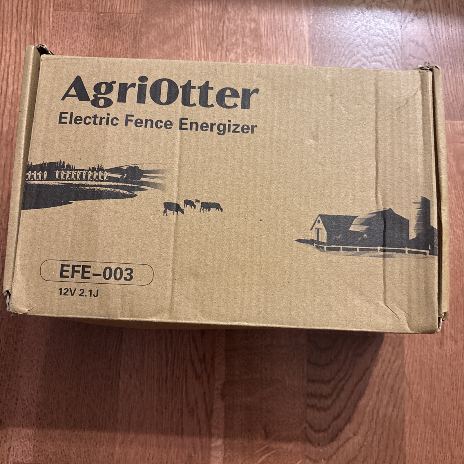 AgriOtter Electric Fence Energizer 40 Acre 10 miles 2 in 1 Powered by Battery