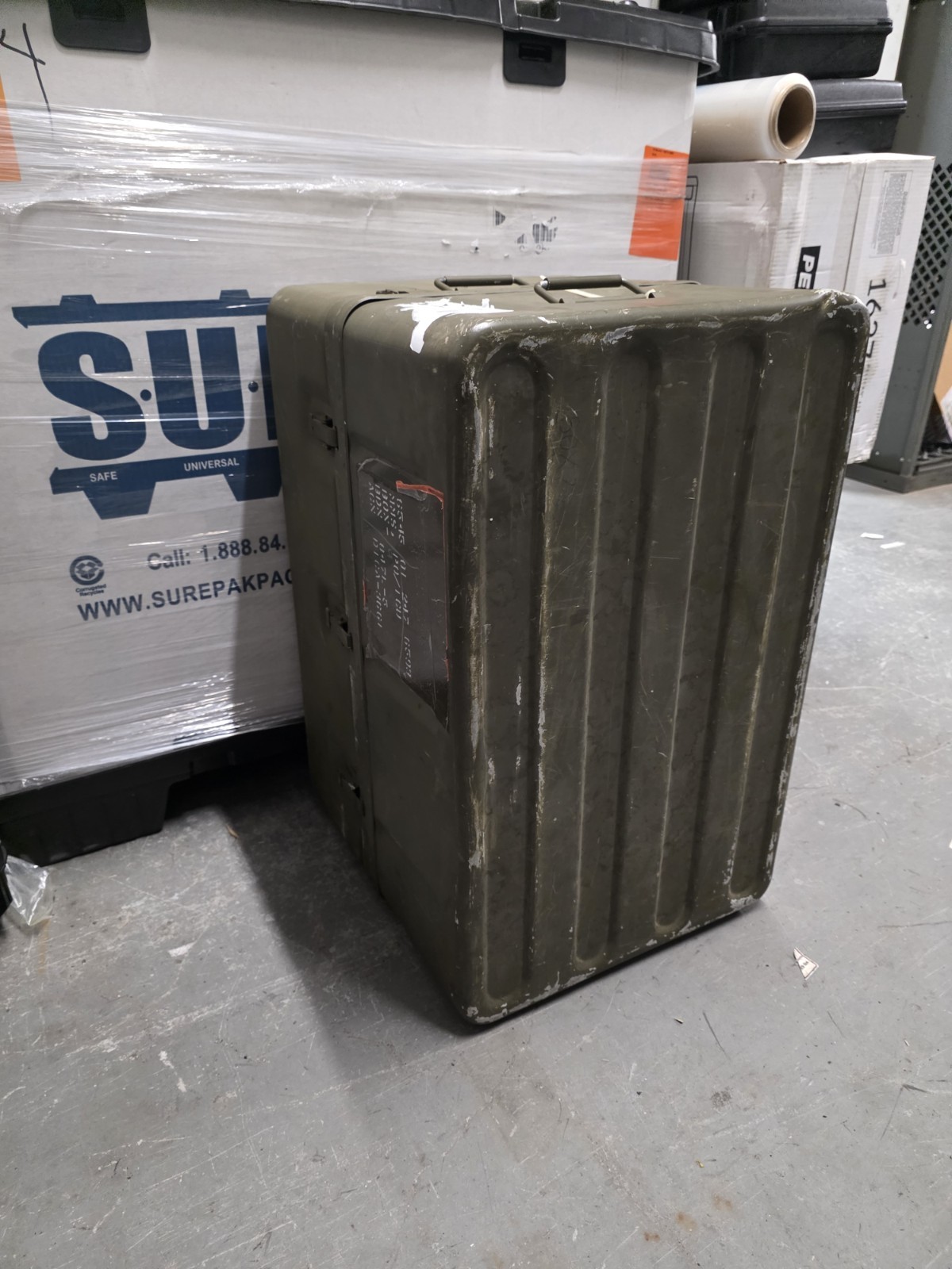 32x20x22 Aluminum Military Medical Chest Watertight Survival Bug Out Storage Box