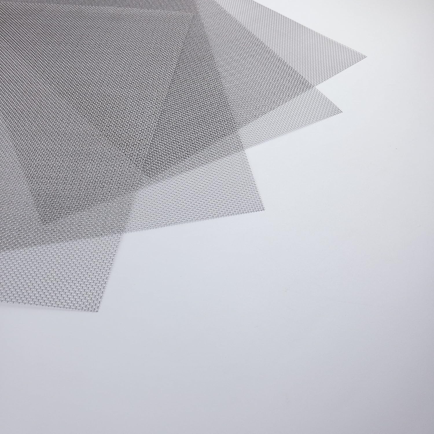 4 Pack – 304 Stainless Steel Woven Wire Mesh Screen, Air Vent Mesh, 11.8“ X 8…