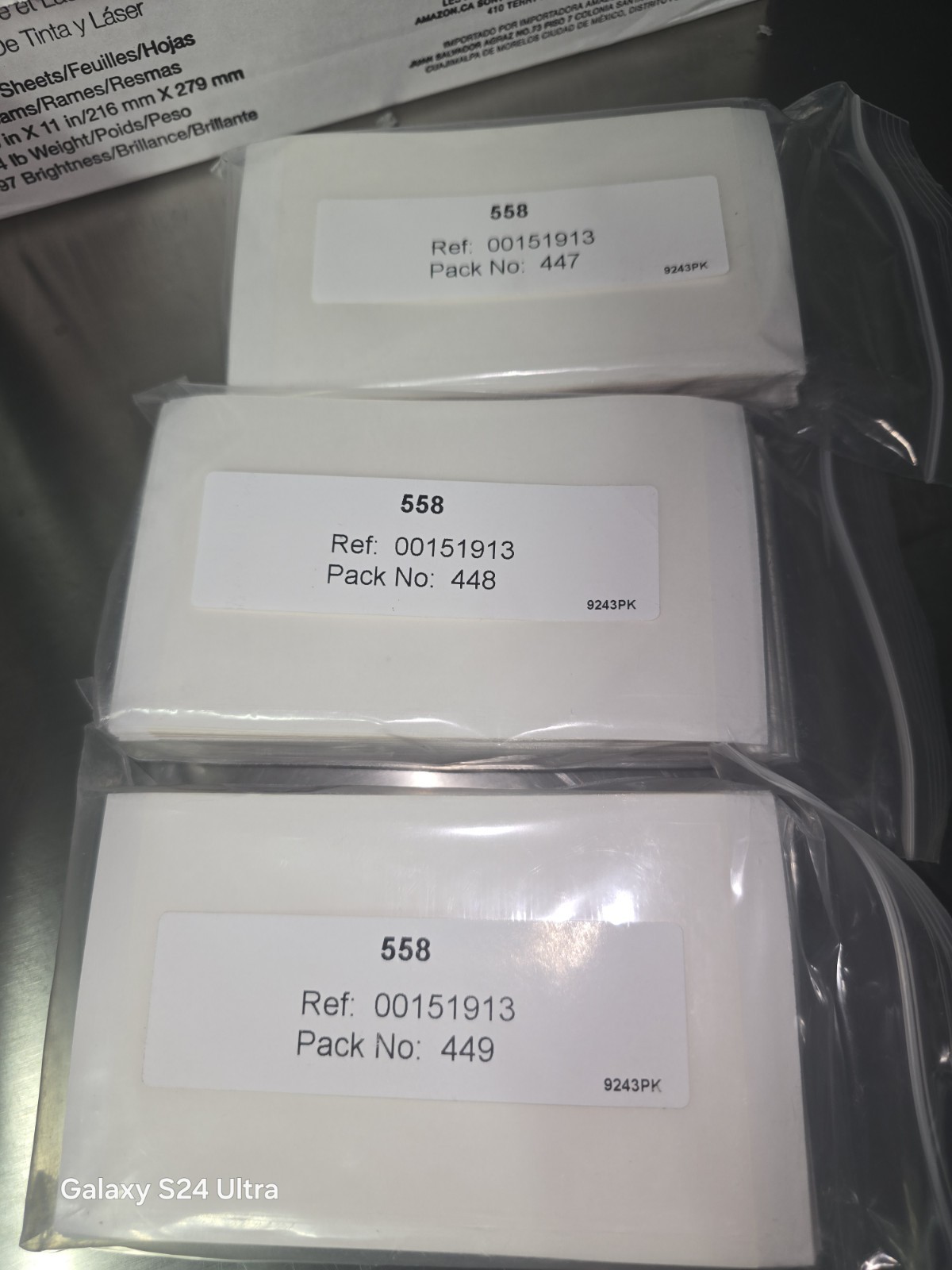Lot of 3 Applied Biosystems MicroAmp Clear Adhesive Films – 100 Films Each – PCR