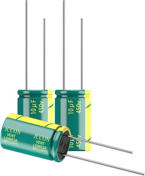 10 Pack 450V 10uF Low ESR Electrolytic Capacitor 10x17mm 450 Volt MFD High