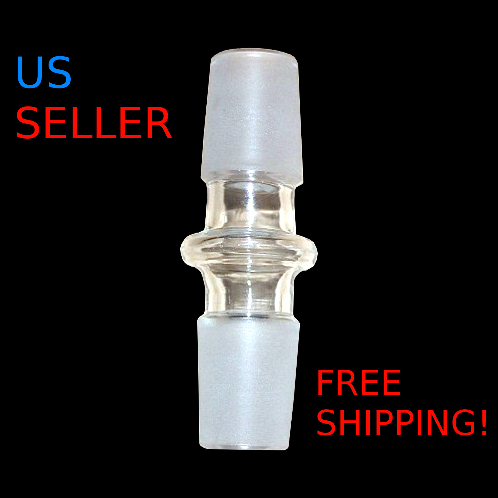 18mm Male To 18mm Male Glass Adapter Connector