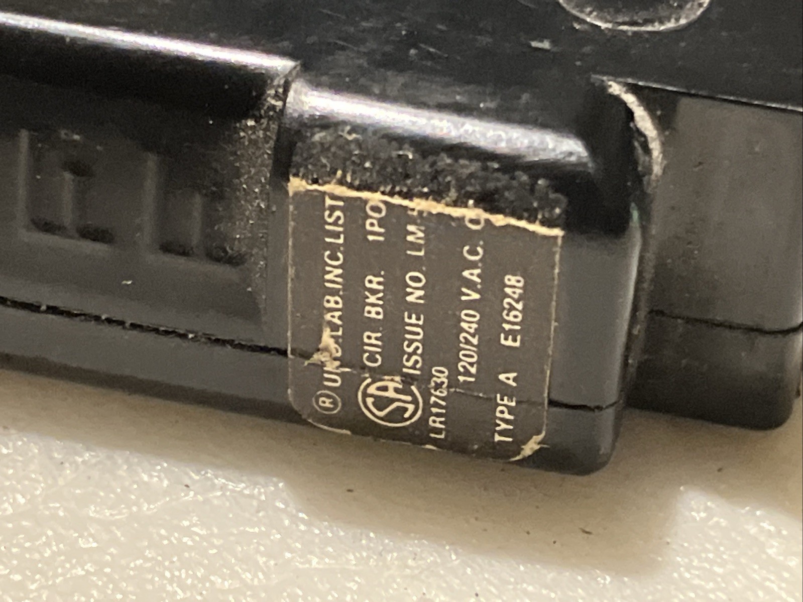 A120L Challenger Crouse-Hinds 1 Pole 20A Circuit Breaker A120 CTL Compliant