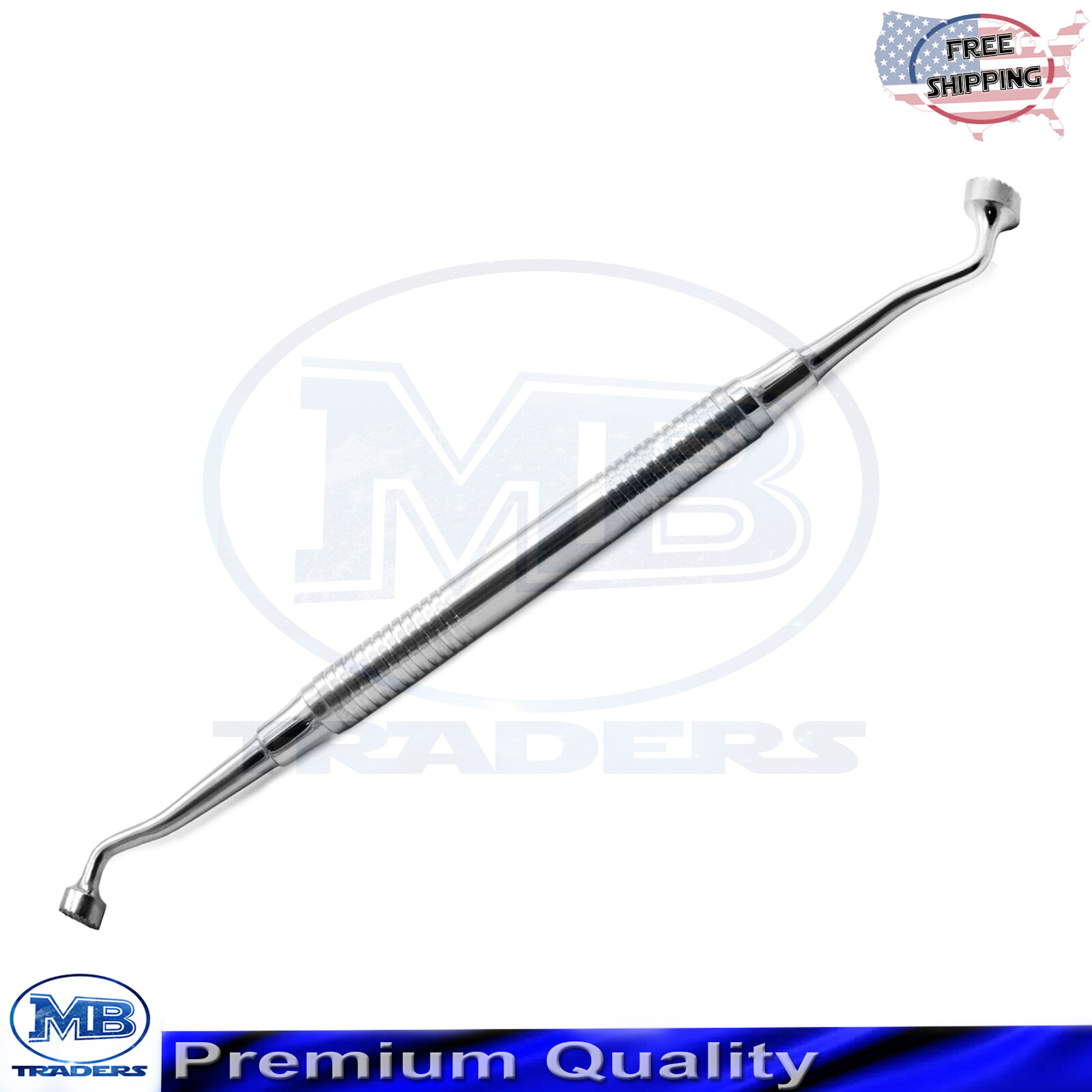 Dental Bone Compactor Implant Grafting Instruments Surgical Serrated Tips