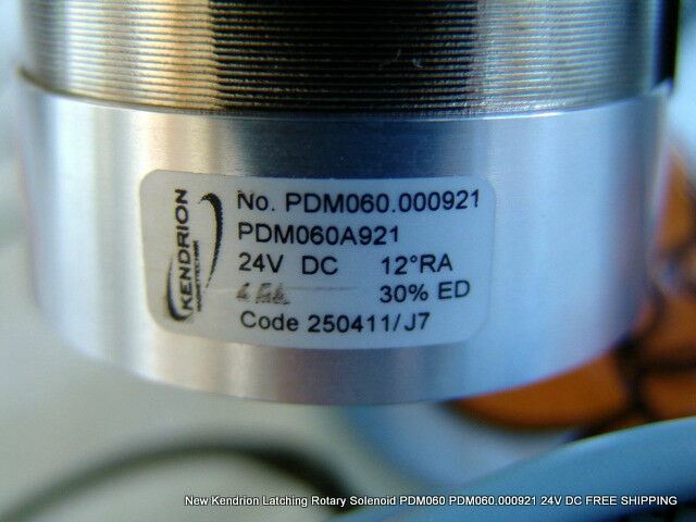 New Kendrion Latching Rotary Solenoid PDM060 PDM060.000921 24V DC FREE SHIPPING