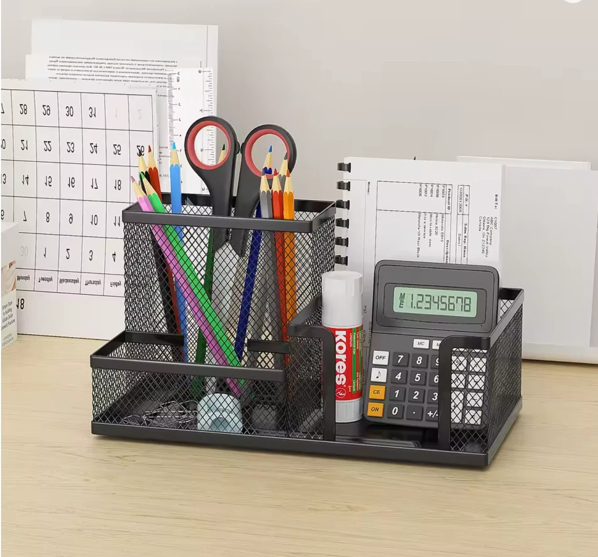 SUPEASY Mesh Desk Organizer, Desk Accessories & Workspace Organizers