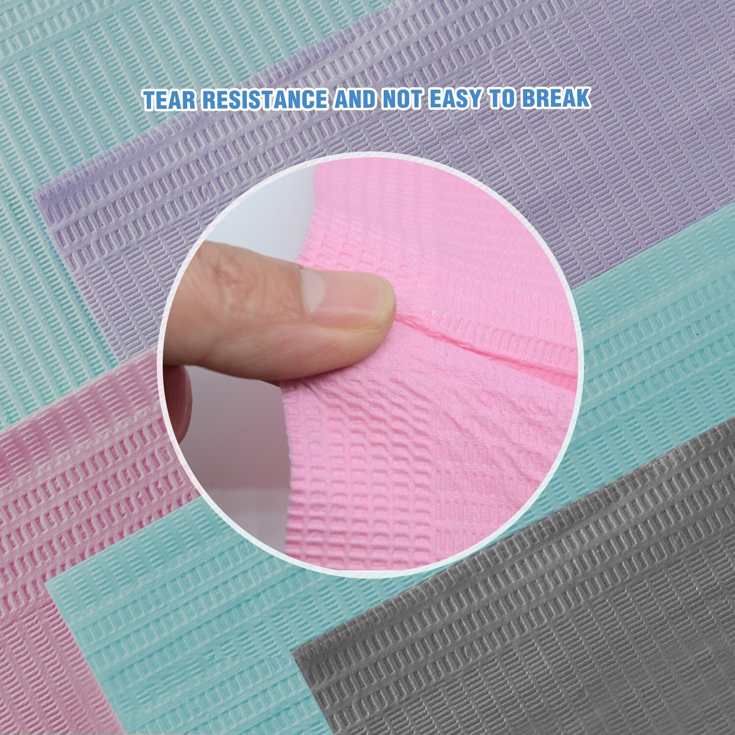 Pink Disposable Dental Bibs 3-Ply Medical Tattoo Towel 13″x18″-Up to 2000