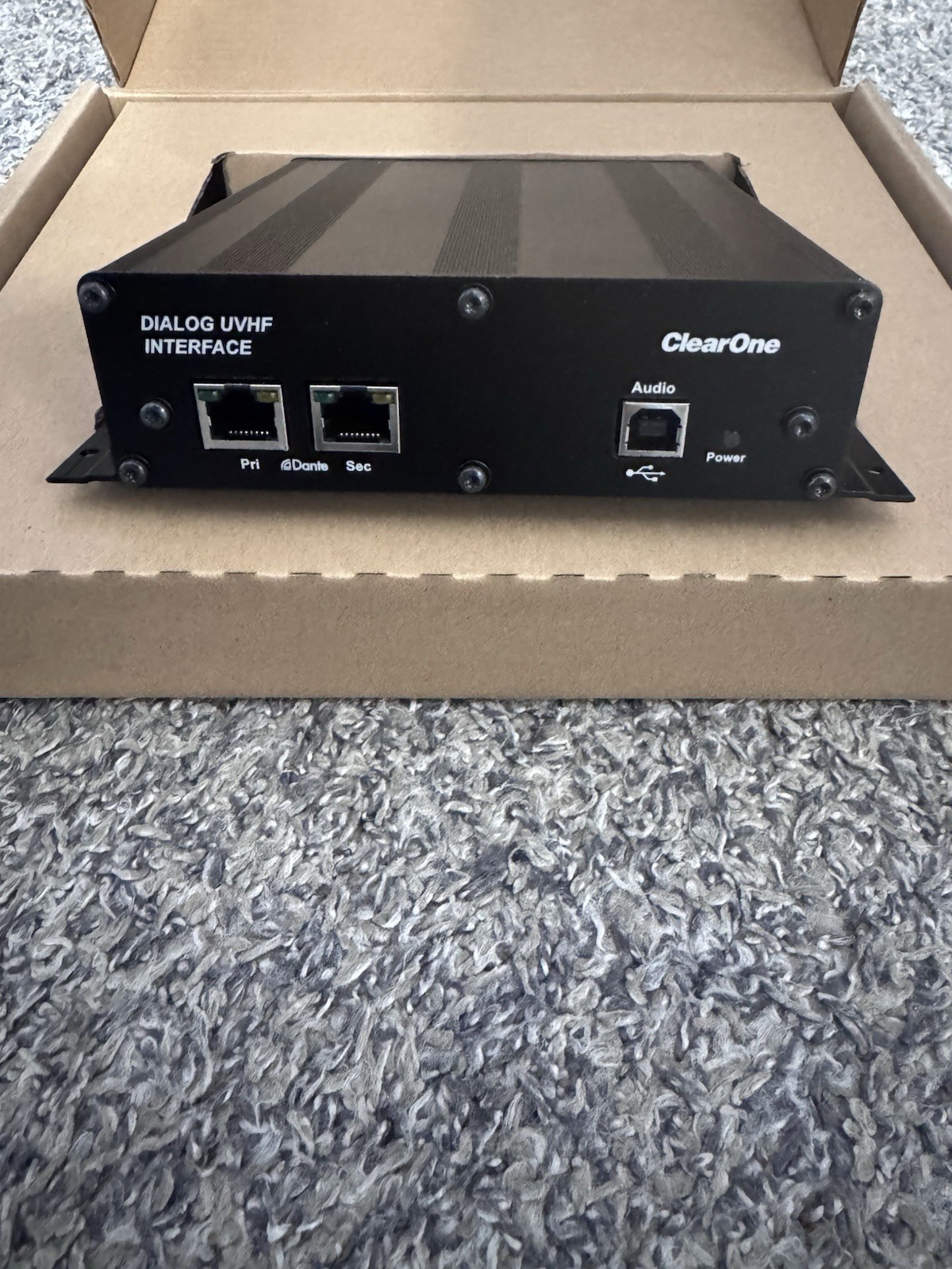 ClearOne Dialog UVHF Dante Interface 910-6304-001 REV 1.6