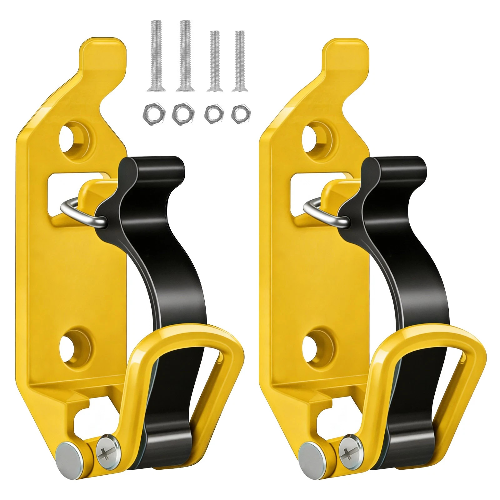 2X Zinc Alloy Shovel & Axe Holder Clamp Quick Release Mount for Truck RV Garage