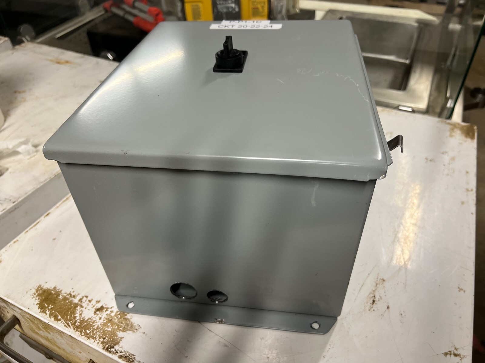 Hammond HJ12108HLP Wall Mount Metal Wire Instrument Enclosure Waterproof Box