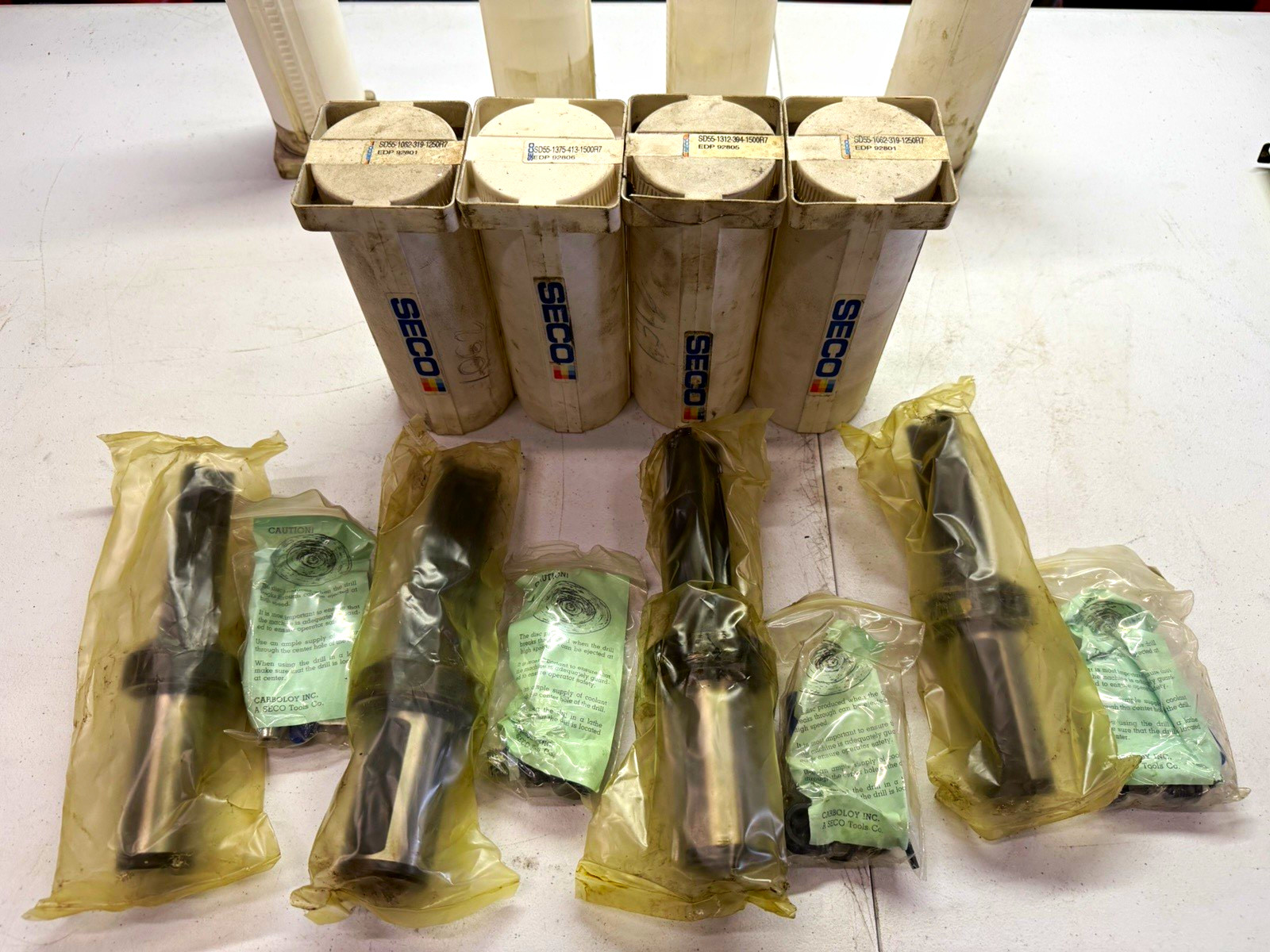 4 NEW Seco Indexable Drills See Description & Pictures For Part Numbers